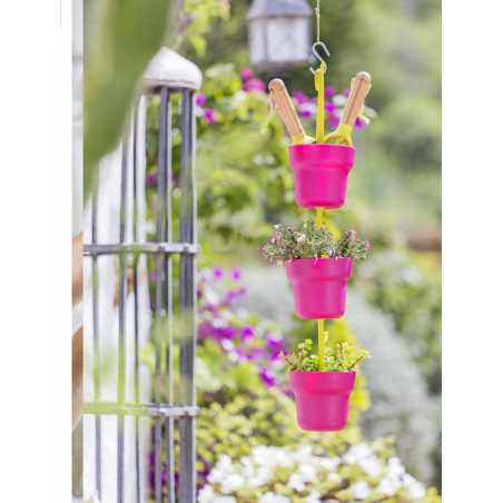 MINI POTAGER MODULABLE ROSE FUSHIA AVEC SUPPORT "GREEN" VIGAR 8674