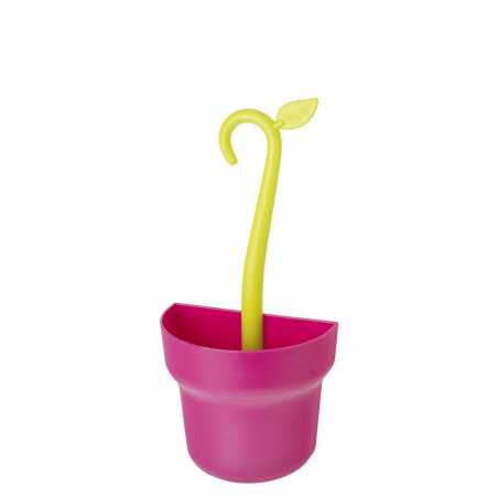 POT ROSE FUSHIA AVEC CROCHET "GREEN" VIGAR 8975