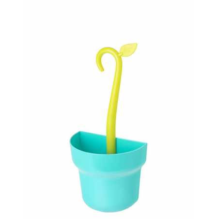 POT ROSE TURQUOISE AVEC CROCHET "GREEN" VIGAR 8976