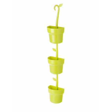 LOT DE 3 POTS VERT AVEC SUPPORT "GREEN" VIGAR 8971