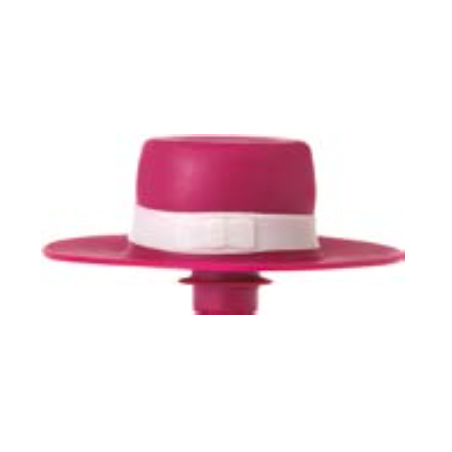 SET A VIN UN BOUCHON GRENAT EN FORME DE CHAPEAU + 6 MARQUE VERRES VIGAR  8460/2