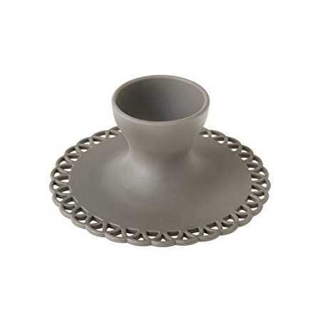 COQUETIER EN SILICONE GRIS "MAID" 8535