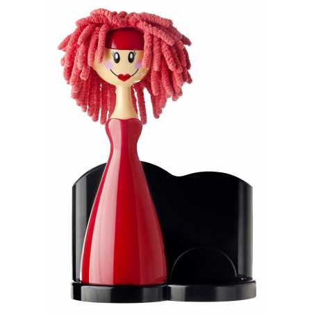 PLUMEAU MICROFIBRE AVEC SUPPORT DE RANGEMENT CLAUDIA "DOLLS" VIGAR 4041