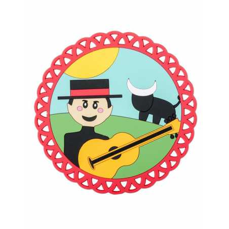 LOT DE 2 DESSOUS DE VERRE DOLLS FLAMENCO VIGAR 6914