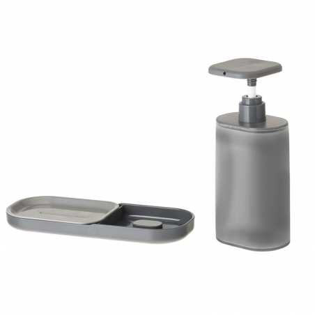 SET EVIER GRIS AVEC DISTRIBUTEUR A SAVON RENGO VIGAR 7882