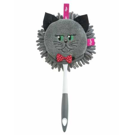 PLUMEAU MICROFIBRE GRIS "FELIX" VIGAR 8341