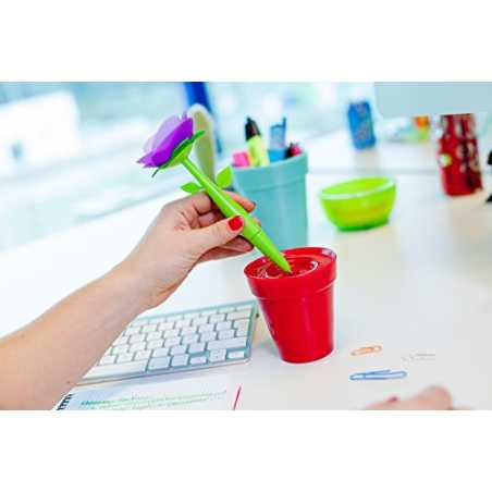STYLO BILLE AVEC POT "FLOWER SHOP" VIGAR 6060