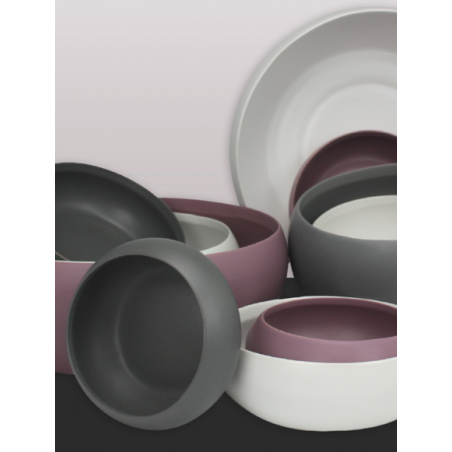 COUPELLE EN CERAMIQUE PRUNE ARD'TIME GACOUPPM