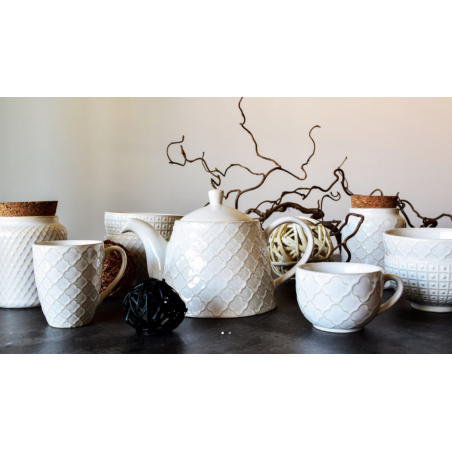 THEIERE 840ML EN GRES "MATCHA" ARD'TIME MATTHEI/2