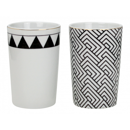 LOT DE 6 MUGS "JULIETTE" ARD'TIME JU-MUG