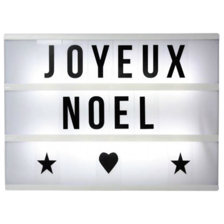BOITE A MESSAGES LUMINEUSE VAL&TIME LEDMESS