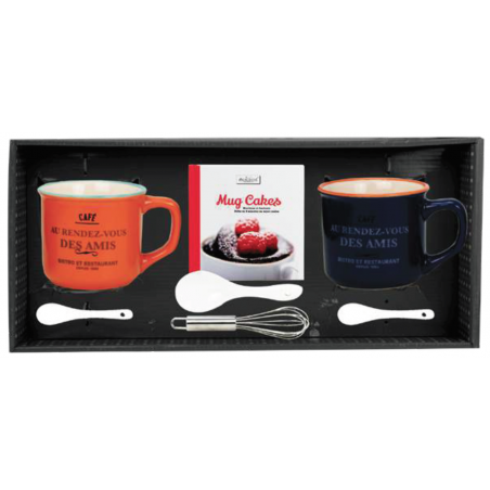 COFFRET GRAND MUG CAKES "AU RDV DES AMIS" ARD'TIME RDV-LT2MU