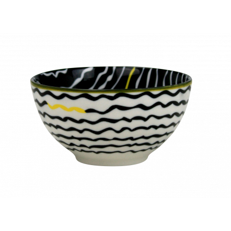 LOT DE 6 BOLS 12,4CM EN PORCELAINE KUROKO ARD'TIME KU-BOL12/6BLANC