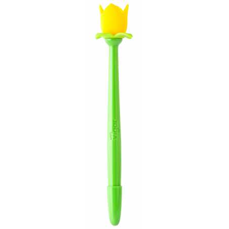 STYLO BILLE FLOWER SHOP TULIPE JAUNE 6380