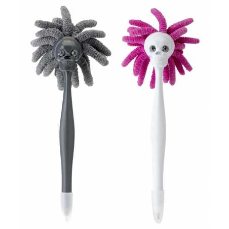 LOT DE 2 STYLOS BILLE DOLLS "JACK SKULLY"  VIGAR 6950