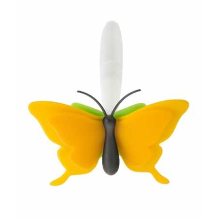 STYLO BILLE "FLOWER SHOP" PAPILLON JAUNE VIGAR 6953/3