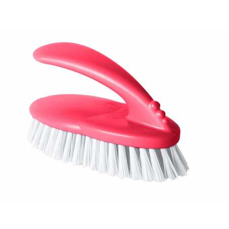 BROSSE POUR TEXTILES AVEC POIGNEE ROUGE VIGAR 779