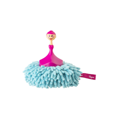 MICROFIBRE DOLLS ROSE BLEU VIGAR 8173