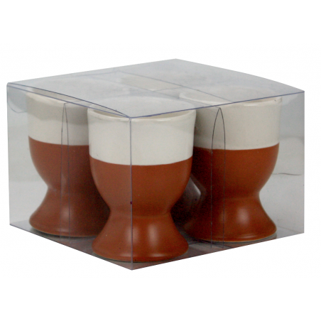 SET DE 4 COQUETIERS "TERRACOTTA" EN CERAMIQUE ARD'TIME TC4COQ