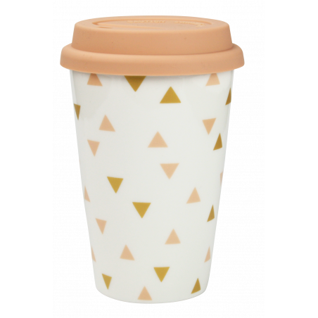 LOT DE 4 MUGS 400ML EN PORCELAINE " INSTANT POUDRE " ARD'TIME FDMSTAR1