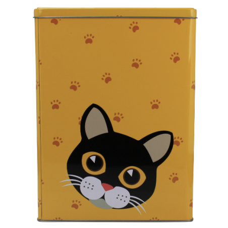 LOT DE 2 BOITES EN METAL " FISH AND CATS " ARD'TIME FCBOIT1