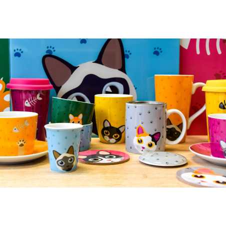 LOT DE 2 BOITES EN METAL " FISH AND CATS " ARD'TIME FCBOIT2