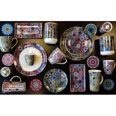 LOT DE 6 PLATS / SALADIERS 24CM "RIAD" ARD'TIME RIASAL