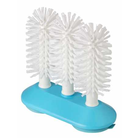 LAVE-VERRES 3 BROSSES BLEU / BLANC VIGAR 638