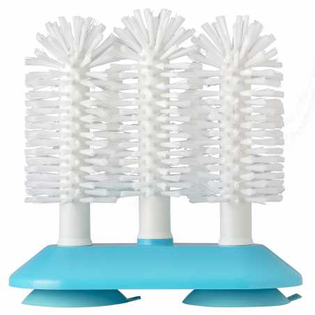 LAVE-VERRES 3 BROSSES BLEU / BLANC VIGAR 638