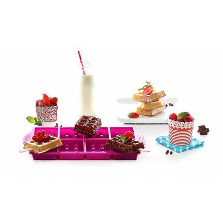 MINI GAUFRES PARTY FUSCHIA YOKO DESIGN 1300