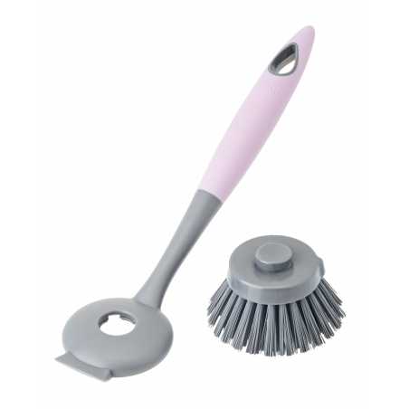 BROSSE VAISSELLE NYLON " HERGO " ROSE VIGAR 9277