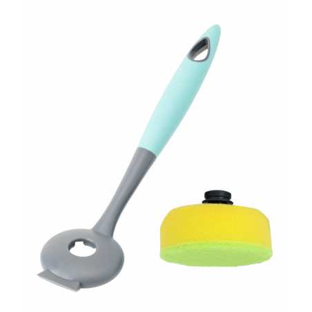 BROSSE VAISSELLE EPONGE " HERGO " BLEU VIGAR 9279