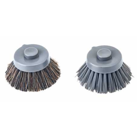 LOT DE 2 TÊTES DE RECHANGE POUR BROSSE VAISSELLE "HERGO" VIGAR 9292
