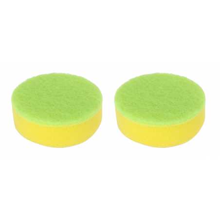 LOT DE 2 TÊTES DE RECHANGE EPONGES POUR BROSSE VAISSELLE "HERGO" VIGAR 9293
