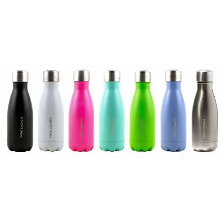 BOUTEILLE ISOTHERME 260ML YOKO DESIGN VERT FLUO MAT 1336