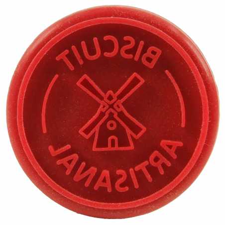 TAMPON "BISCUIT ARTISANAL" + EMPORTE-PIECE YOKO DESIGN 1184