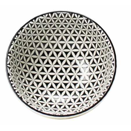 LOT DE 12 BOLS 12CM EN PORCELAINE "KIYOSE" ARD'TIME KIYOBOL12