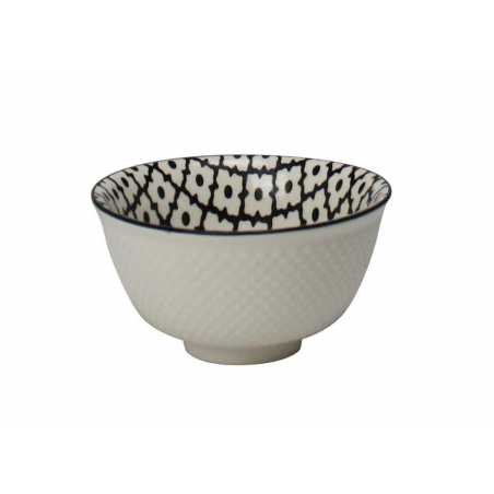 LOT DE 12 BOLS 8CM EN PORCELAINE "KIYOSE" ARD'TIME KIYOBOLPM