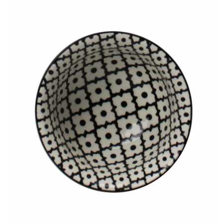 LOT DE 12 BOLS 8CM EN PORCELAINE "KIYOSE" ARD'TIME KIYOBOLPM