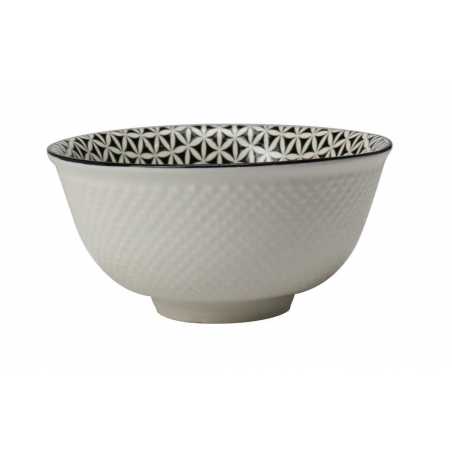 LOT DE 12 BOLS 12CM EN PORCELAINE "KIYOSE" ARD'TIME KIYOBOLMM