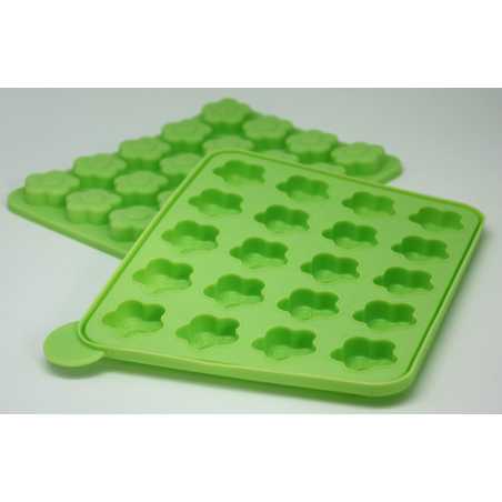 MOULE A CAKE POPS FORME FLEUR SILICONE VERT ARD'TIME POPFLEUR