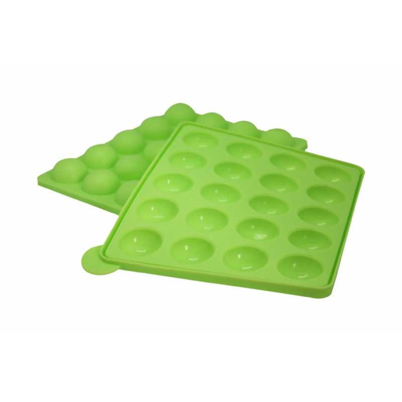 SET 2 Siliconen Cakepop Bakvorm + Houder Popcake + 80 Stokjes