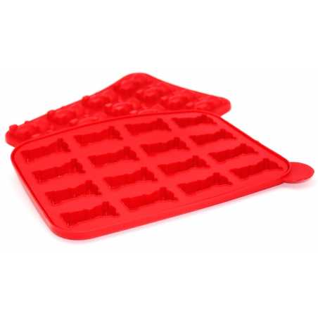 MOULE A CAKE POPS FORME OURSON SILICONE ROUGE ARD'TIME POPOURS